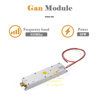 433Mhz 20W GaN Anti-Module for Autel Anti Drone System Red DC28-30V Black Gnd White Enable