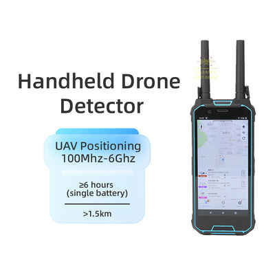 3KM Handheld Dron Detector 100M-6Ghz Draagbare UAV Locator 1.5G 2.4G 5.8G GPS Alarm Lokaliseren FPV Dji Track Flight Pilot Positionering