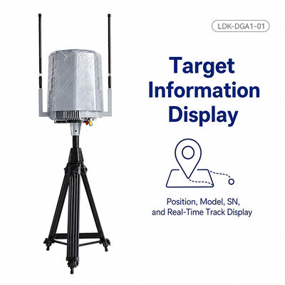70MHz-6GHz Passief Drone Detectiesysteem 10km Bereik 360° UAV Locator DJI/AUTEL Tracking FPV Interceptie OEM