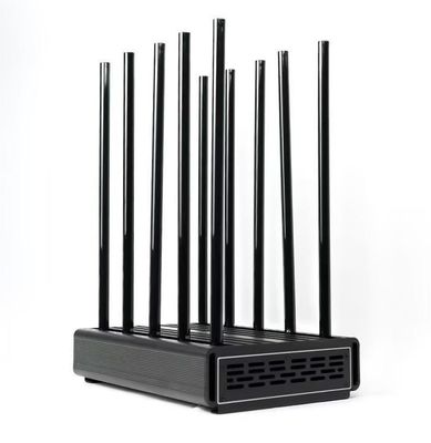 kopen 10/12/14/16 Antennen FPV Drone Signal Jammer 2g 3G 4G 5g GPS WiFi 20X20X20cm online vervaardiging