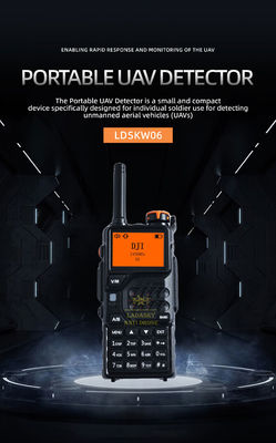 kopen Draagbaar drone detectieapparaat met 5000mAh batterij en full band antenne 300MHz-6000MHz online vervaardiging