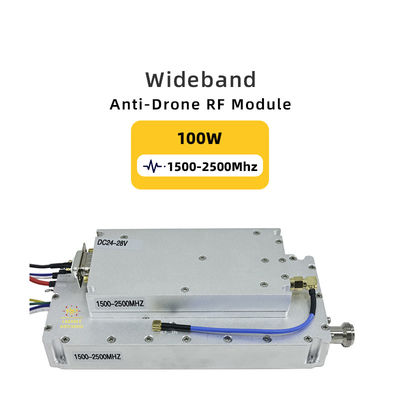 kopen 1500-2500mhz Anti Drone Lora Module Counter Fpv Module 300-6000mhz 100W anti drone systeem anti fpv 250-400mhz 50W 100-1100mhz online vervaardiging