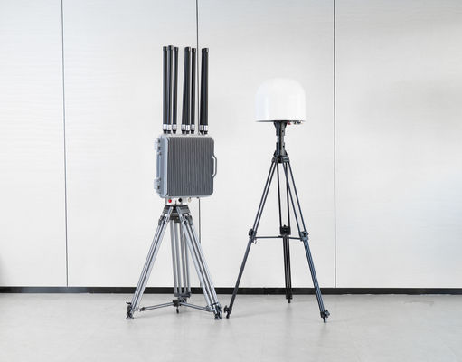 kopen Vaste apparatuur voor het detecteren en verstoren van drones met een volledige frequentieband van 70MHz-6GHz, 360° geïntegreerde FPV-videotransmissie en een detectieafstand van ≥10 km online vervaardiging