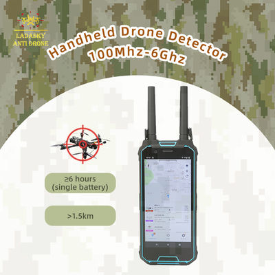 kopen Handheld Drone Detector 100MHz-6GHz 1,5-2km bereik draagbaar online vervaardiging