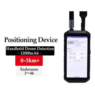 kopen Handheld Drone Detector met 3 ¢ 5s Reactietijd, 1 ¢ 2km Positionering Range, en ≥ 10 gelijktijdige detecties. Portable UAV Detector online vervaardiging