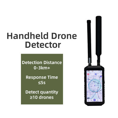 kopen Draagbare Drone Detector met 100MHz-6GHz Frequentiebereik en 3km Detectiebereik voor Passief UAV Detectiesysteem online vervaardiging