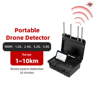 kopen 10 km lange afstand draagbare drone detector met full-band UAV tracking en real-time waarschuwingen anti-drone RF oplossing online vervaardiging