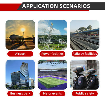 10km Long-Range Portable Drone Detector with Full-Band UAV Tracking and Real-Time Alerts Anti-Drone RF Solution