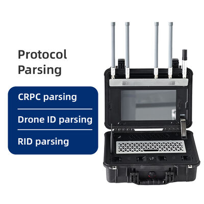 kopen All-in-One Drone Detection Solution Draagbare detector en spoofer met video onderschepping 5 km afstand Pilot positionering RF vingerafdrukken en witte lijst voor VIP-bescherming en evenement security online vervaardiging