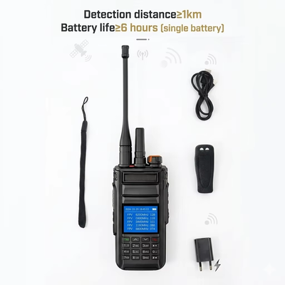 kopen Professionele handheld UAV detector ondersteunt OFDM HD Video en FM Analog Signal Detection 300MHz-6200MHz Long Range Drone Scanner online vervaardiging