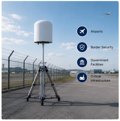 kopen Stationaire dronedetector LDSK-D01 UAV-positiezoekapparatuur | IP65 vaste detector voor alle weersomstandigheden online vervaardiging