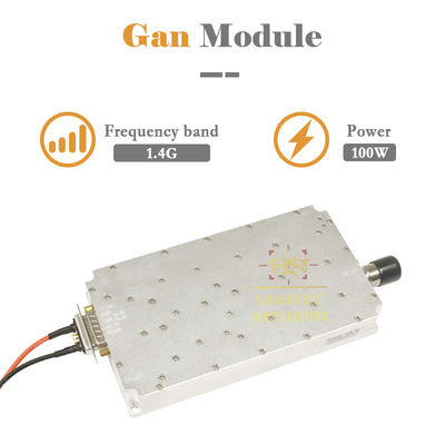 Working Voltage DC 32V 100W 1.4G 1400-1500MHz Portable RF Power Amplifier Module for Anti Uav