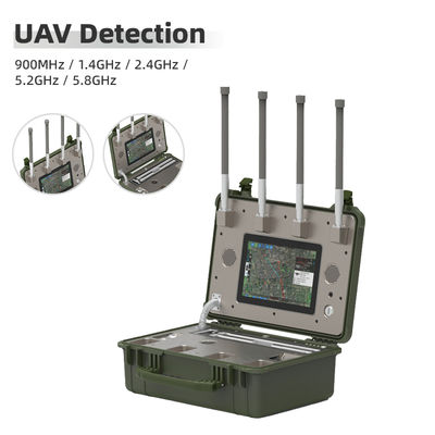 Passive UAV Detection System with 10km Detection Radius 360° Omnidirectional Coverage and ≥30 Simultaneous Detections